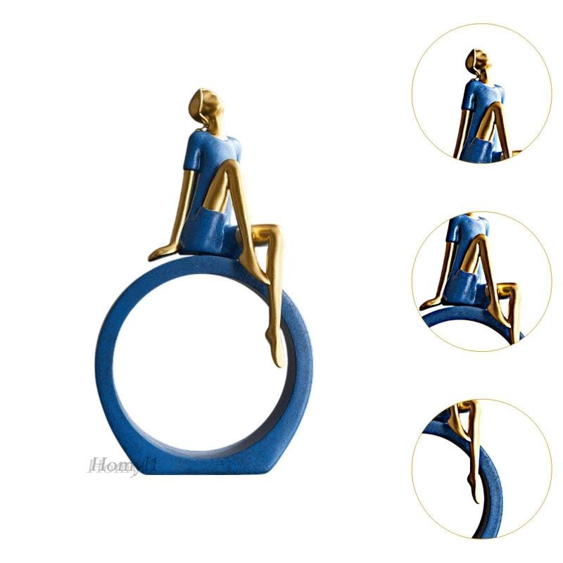 [โฮมิล1] ผู้หญิงรูปปั้นโต๊ะที่ทันสมัยร้านคาเฟ่ห้องทํางานห้องนั่งเล่นหุ่นสาว - รูปที่ 4