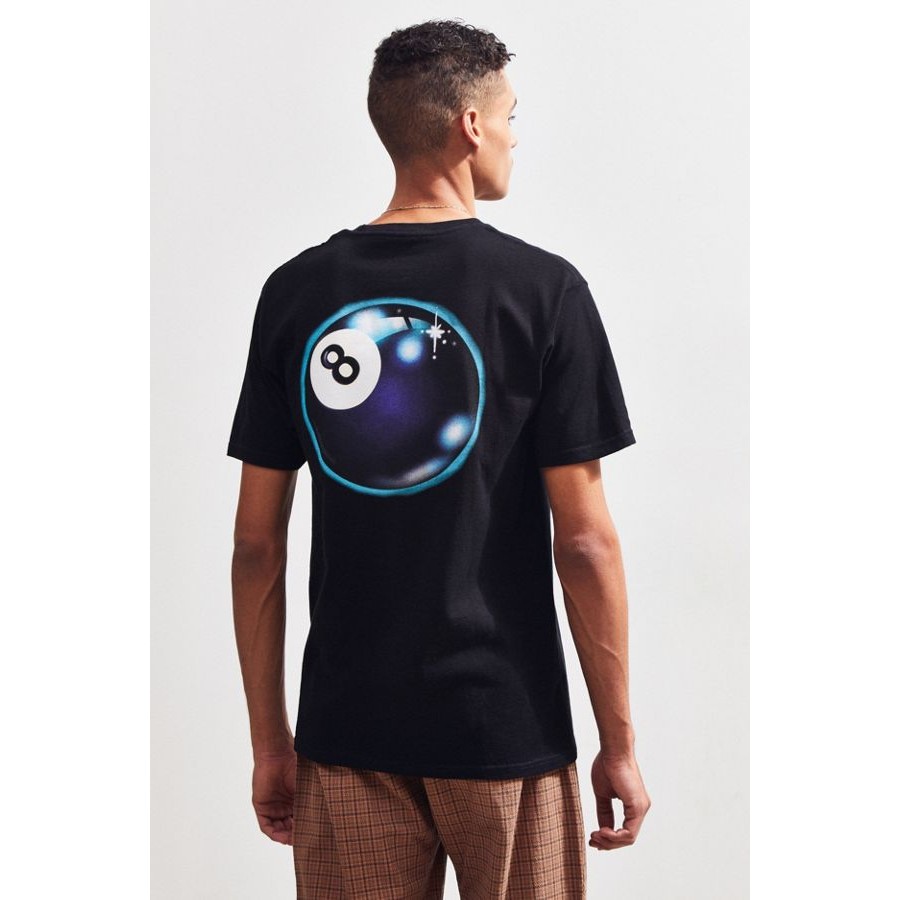 Stussii MYSTIC 8 BALL TEE Magical Number 8 Ball Parade เสื้อยืดแขนสั้น