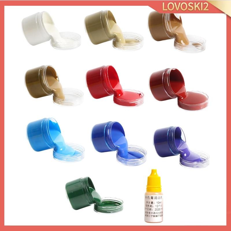 [Lovoski2] Leather Dye Paint Liquid 30ml Restoring Dyeing Leather Damaged Paint Colourant