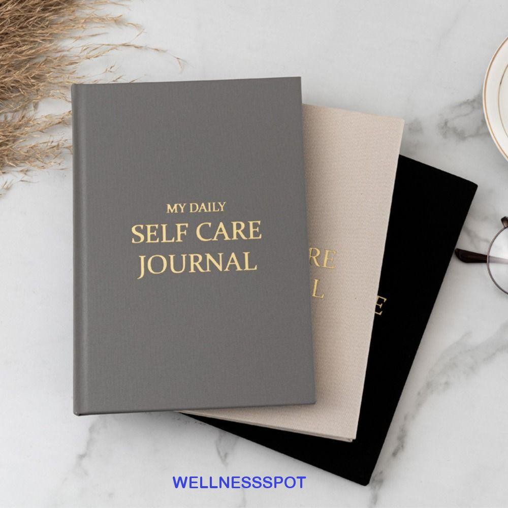 Wellnessspot Gratitude Journal, A5 Cover ห้านาที Journal, Schedules เวอร์ชันภาษาอังกฤษกันน้ําทนต่อการสึกหรอปกผ้าโน๊ตบุ๊คสํานักงาน