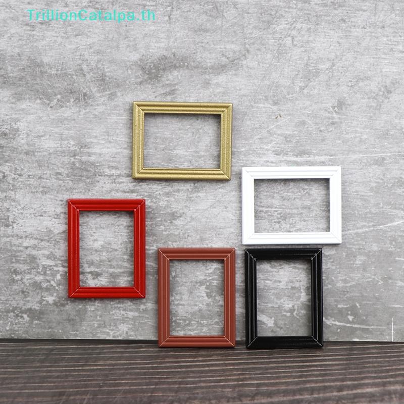 Trillioncatalpa 1:12 Dollhouse Photo Frames Mirror Frames Photo Border กรอบรูปตกแต่ง TH