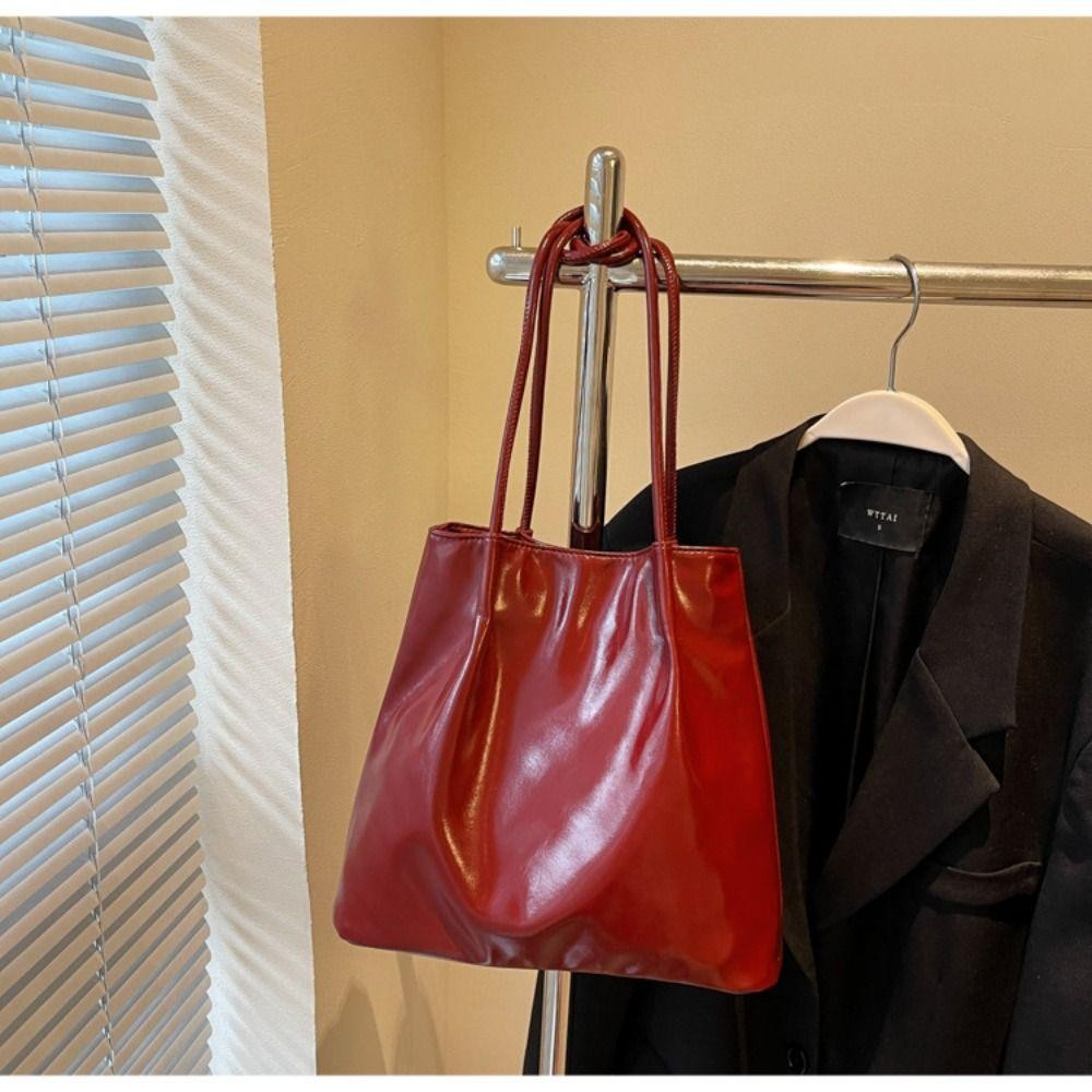 MUNDAUN ถุงสะพายเอวิธีการช้อปpingและใช้งานประจำวันสำหรับผู้หญิง ทำจากหนังPU สีเดียว ความจุขนาดใหญ่ - รูปที่ 4