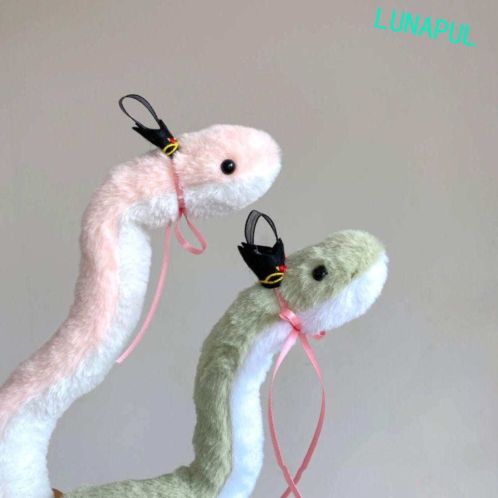 Lunapul ปีงูของเล่นตุ๊กตา,ตุ๊กตางูนุ่มตุ๊กตาตุ๊กตา,เด็กมาพร้อมกับตุ๊กตาห่อรอบแขนน่ารักComfortงูสัตว์ตุ๊กตาตกแต่งรถ