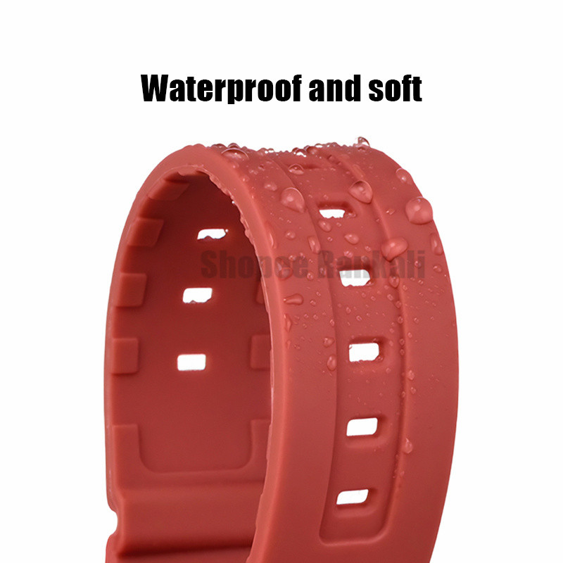 18 มม.สายนาฬิกายางสําหรับ Casio W-800H 216H 735H SGW-300H AE-1200 1300 AQ-S810W เปลี่ยนกีฬานาฬิกาดําน้ํา