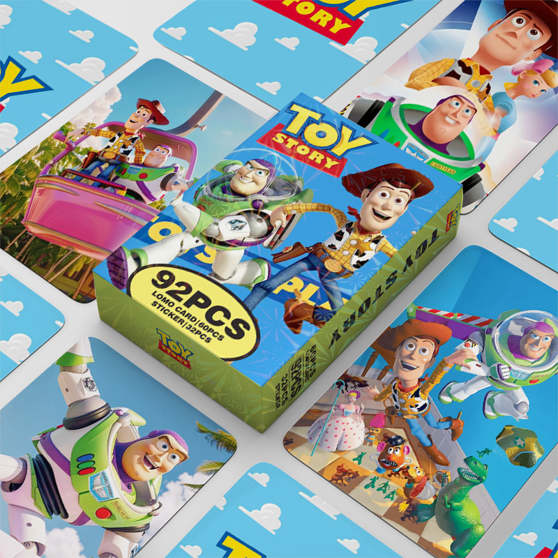 Toy Story Photocard Lomo Card การ์ด 60 ชิ้น + สติ๊กเกอร์ 32 ชิ้น