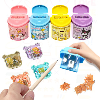 กบเหลาดินสอ กบเหลา เหลาได้ 2รู เครื่องเขียน มีฝาเปิดปิด หลาก…