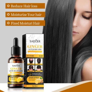 Sadoer Ginger Hair Essence Refreshing Pliable Nutrition Hair Care G8X7
