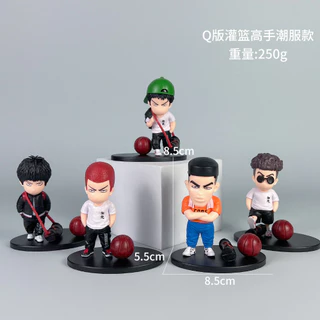 💥จัดส่งจากประเทศไทย💥5 ชิ้น/เซ็ต SLAM DUNK Sakuragi Rukawa Action Figure อะนิเมะ One Piece รูป COD stock คอสเพลย์ตุ๊กตาของเล่นสําหรับของขวัญเด็กคอลเลกชันเครื่องประดับรถเค้กตกแต่ง Hanamichi