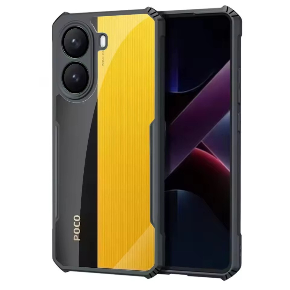 [คลังสินค้าพร้อม]สําหรับ Poco X7 Pro X6 Pro X6 Neo X5 Pro X4 GT X4 Pro X3 Pro X3 NFC X3 GT 5G X2 Shock Fall Protectionเคสใส