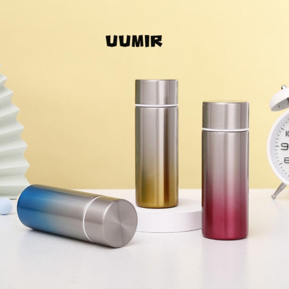 หู กระติกน้ําพกพา, ถ้วยเก็บความร้อนขนาดเล็กสแตนเลส 120 มล., แก้วกาแฟสําหรับเดินทางแฟชั่นขวดน้ําฉนวนป้องกันการรั่วน้ําหนักเบา