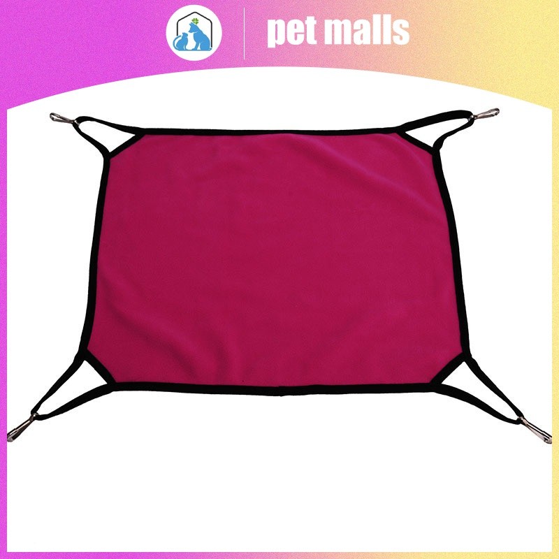 PET MALLS ตาข่ายระบายอากาศแมวเปลญวนความชื้นแมวนอนเปลแขวนแขวนกรงสำหรับกรงแกว่ง