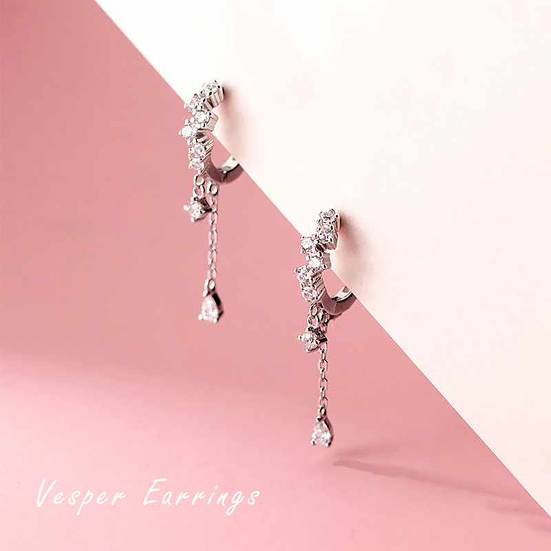 Vesper Earrings ต่างหูเงินแท้ S925