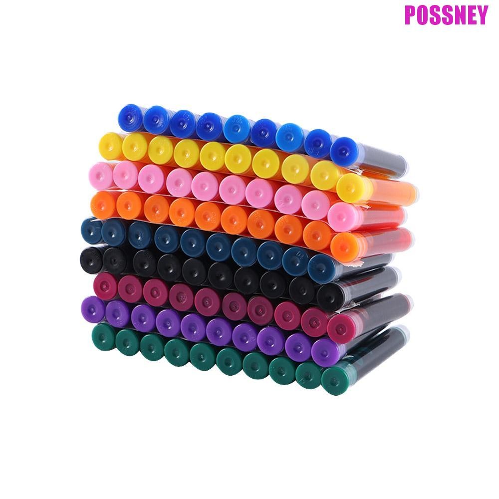 Possney Fountain Pen Refill School Supplies Student Ink Pen Stationery Color Ink