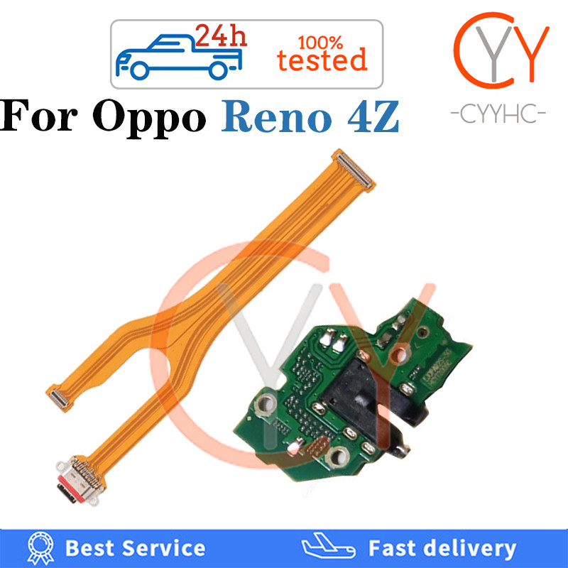 ชาร์จ Flex + mic สําหรับ Oppo Reno 4Z 5G CPH2065 ชาร์จริบบิ้น Flex USB mic Board ไมโครโฟน Handphone แจ็คไมโครโฟนพอร์ตชาร์จ