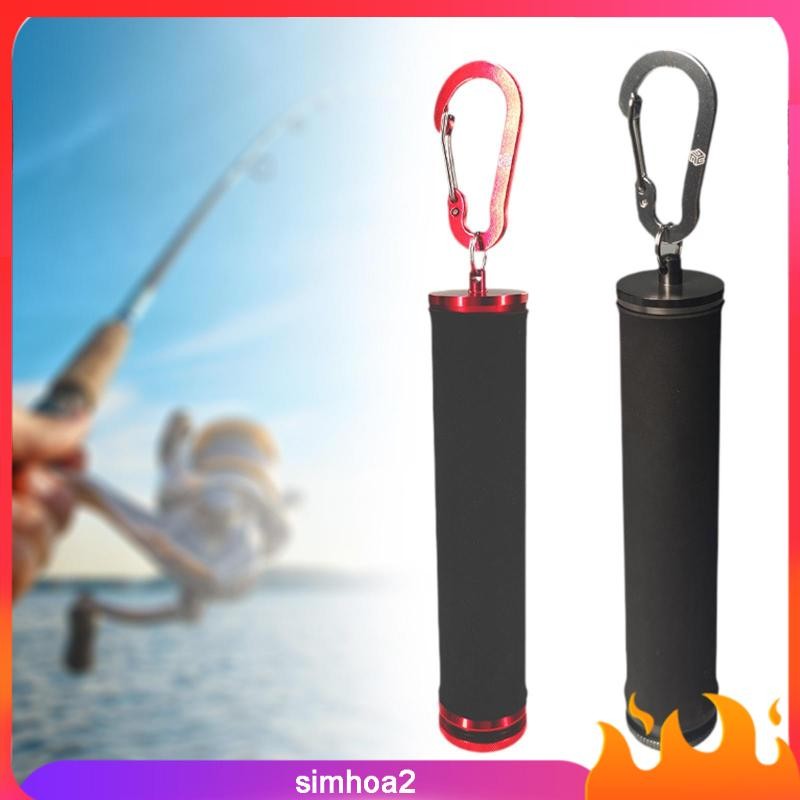 [Simhoa2] ตกปลา Knotting Line กระชับความตึงเครียด Rod 14x2.9 ซม. สําหรับอลูมิเนียมน้ําจืด, ยางทนทานข