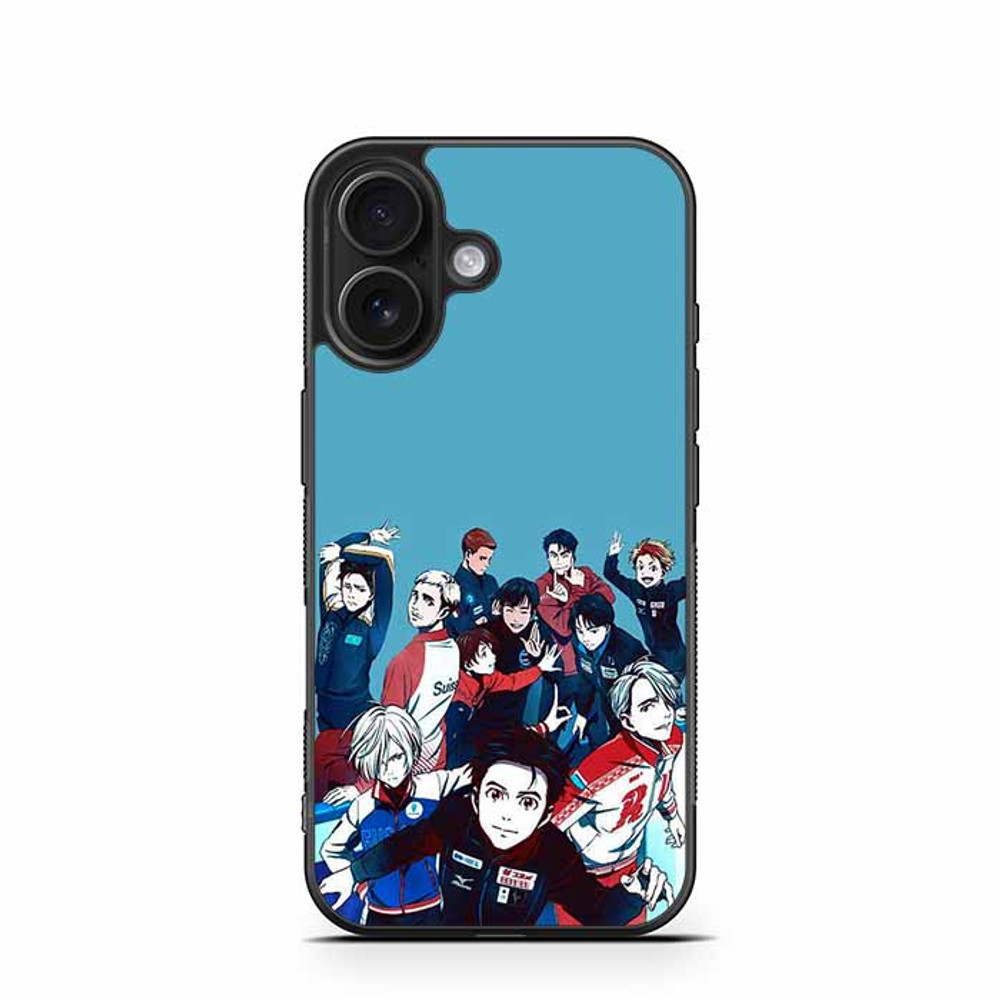 Yuri on Ice Anime Protection Sleeve Case IPhone 16 15 Pro MAX Plus XR XS