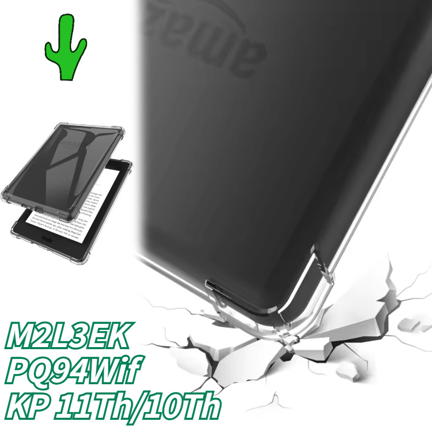 Slim โปร่งใส TPU Soft Case สําหรับ Kindle Paperwhite 11Th / 10Th M2L3Ek Pq94Wif