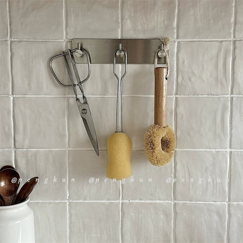 304 ตะขอสแตนเลสลิงค์แถวตะขอเหนียวแข็งแรงครัวในครัวเรือนตะขอโลหะเจาะฟรี - รูปที่ 5