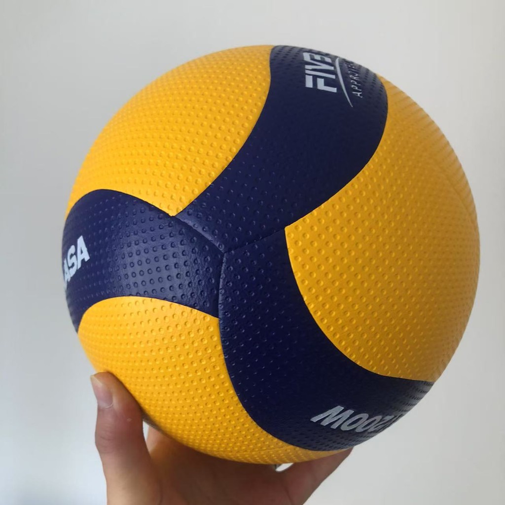 FIVB Standard V200W วอลเลย์บอลไมโครไฟเบอร์สำหรับภายในและภายนอก ขนาดมาตรฐานสำหรับผู้ใหญ่และเด็ก