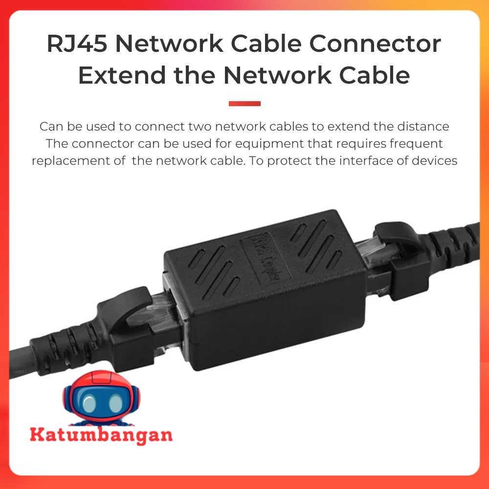 RJ45 Female to Female Cat 15A16A LAN Extension Adapter Connector