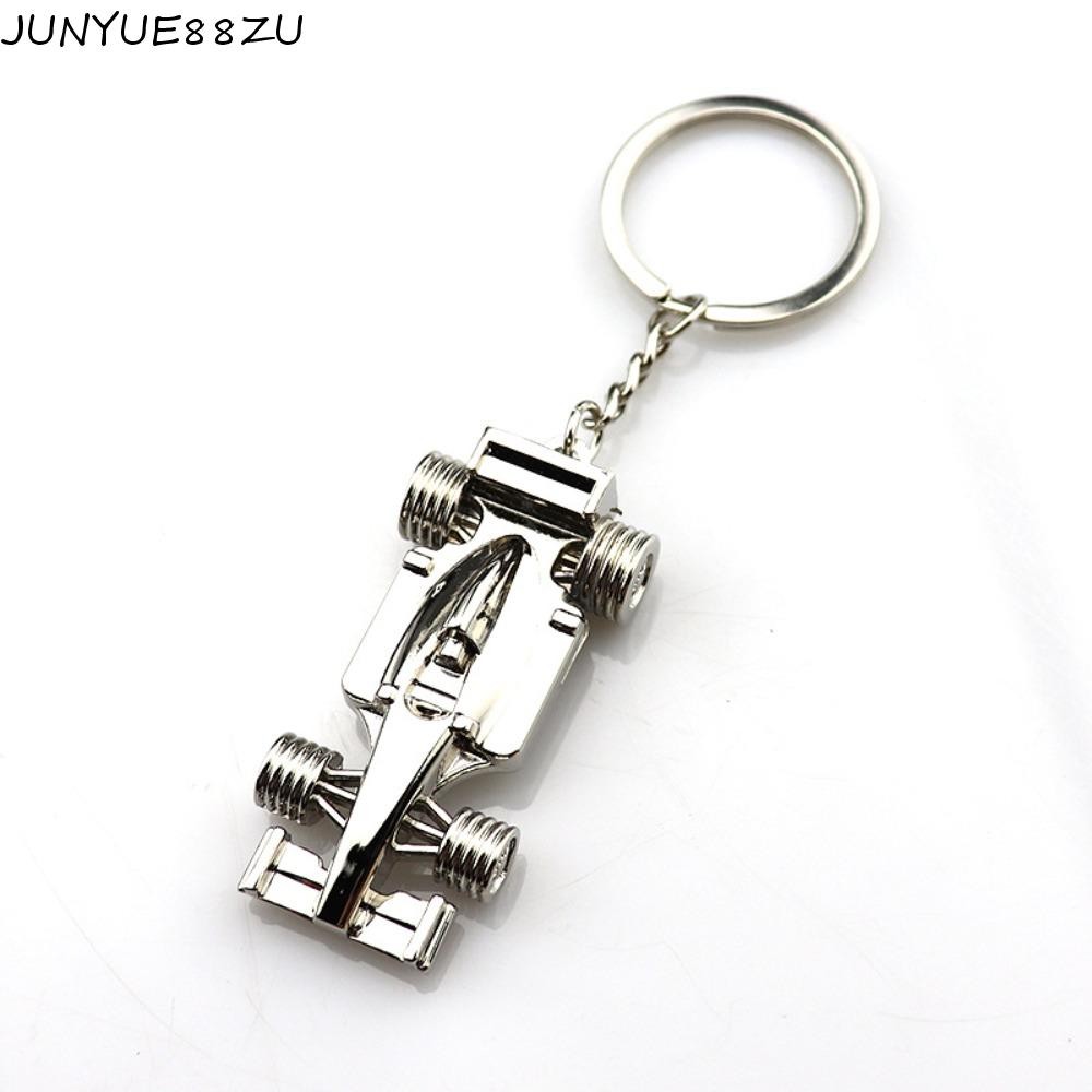 JUNYUE88ZU F1 พวงกุญแจ, Llaveros สังกะสีอัลลอยด์ F1 พวงกุญแจ,อุปกรณ์เสริมเงินสีบุคลิกภาพแฟชั่นรถแข่งจี้กิจกรรมของขวัญ