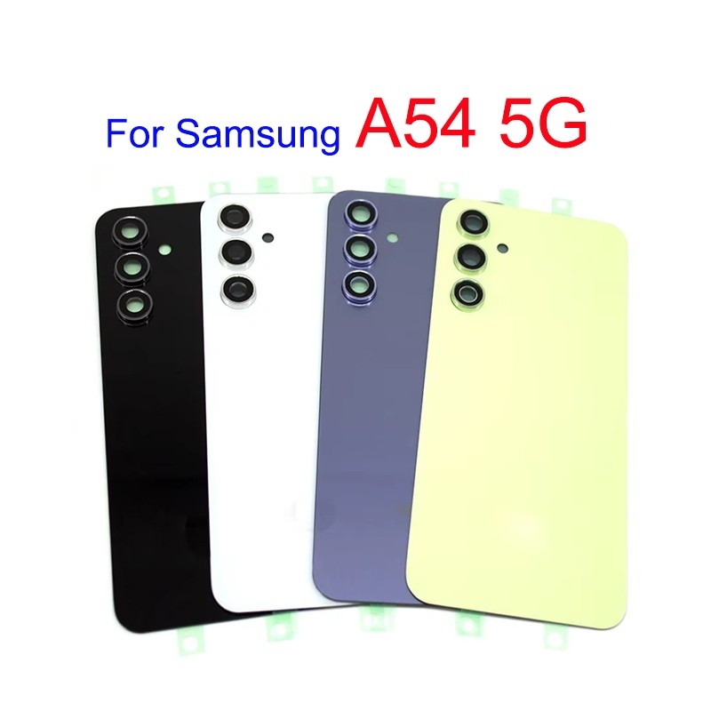 สําหรับ Samsung A54 5G ฝาหลังแบตเตอรี่กระจกที่อยู่อาศัย