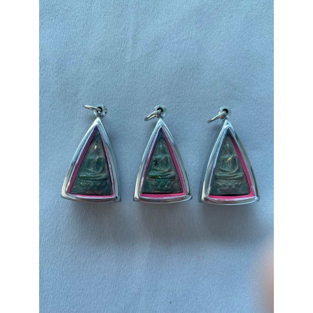 กค025 พระกำลังแผ่นดิน พระสมเด็จจิตรดา ปี 2508 วัดบวรนิเวศวิหาร เลี่ยมกรอบกันน้ำ 100% - รูปที่ 3