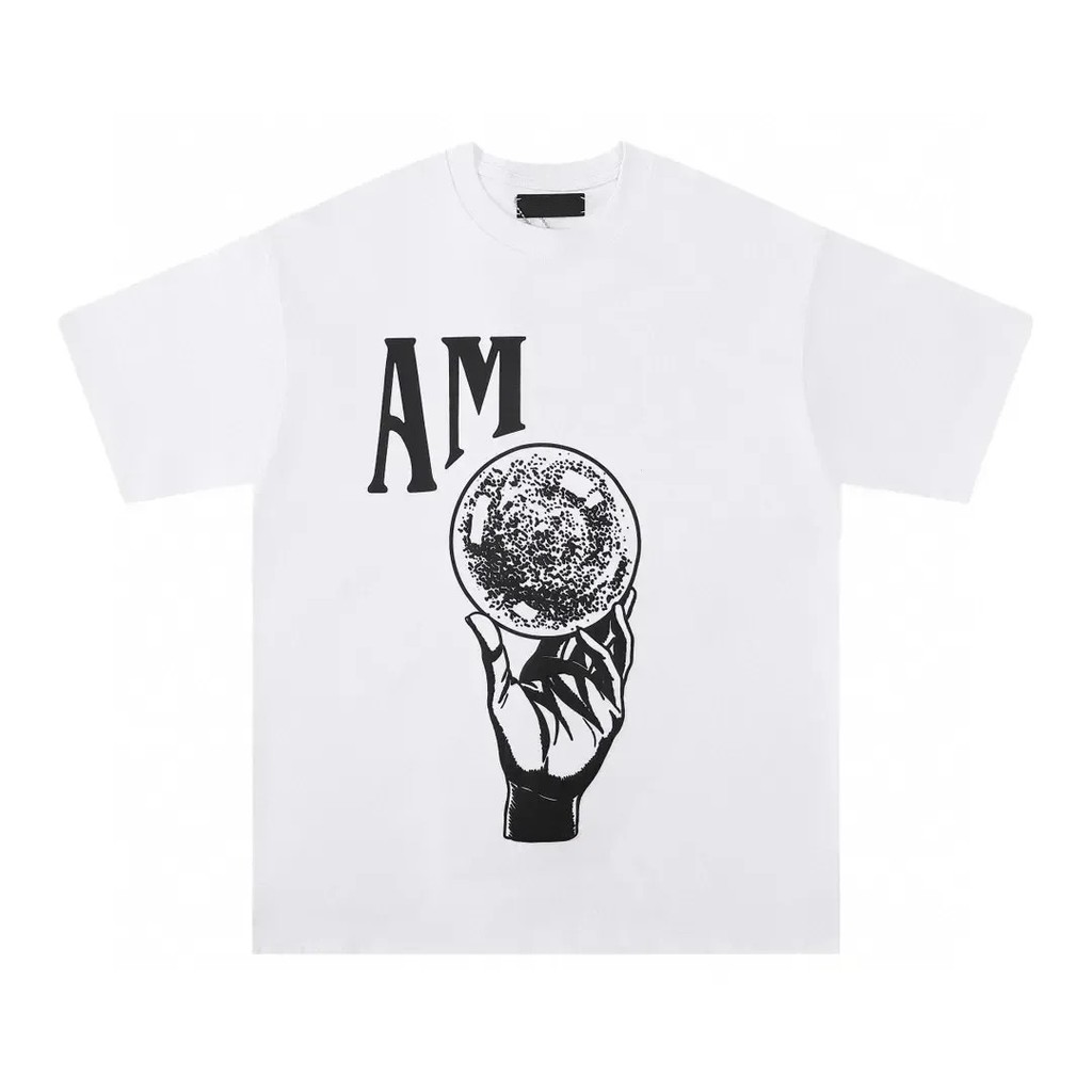 2025 New Mens Tees Korn T Print Street Style Cotton Man Tshirt