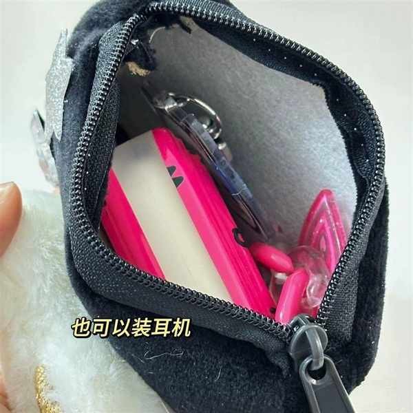 Ccd กระเป๋าเก็บของ Crossbody Shock-proof Star kitty Cat Canon กระเป๋ากล้องการ์ตูนน่ารักกระเป๋าใส่เหรียญหูฟังกระเป๋า