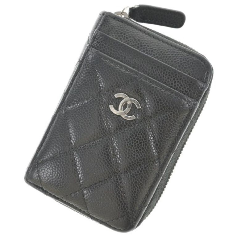 CHANEL Wallet Coin Case Black Women Direct from Japan Secondhand