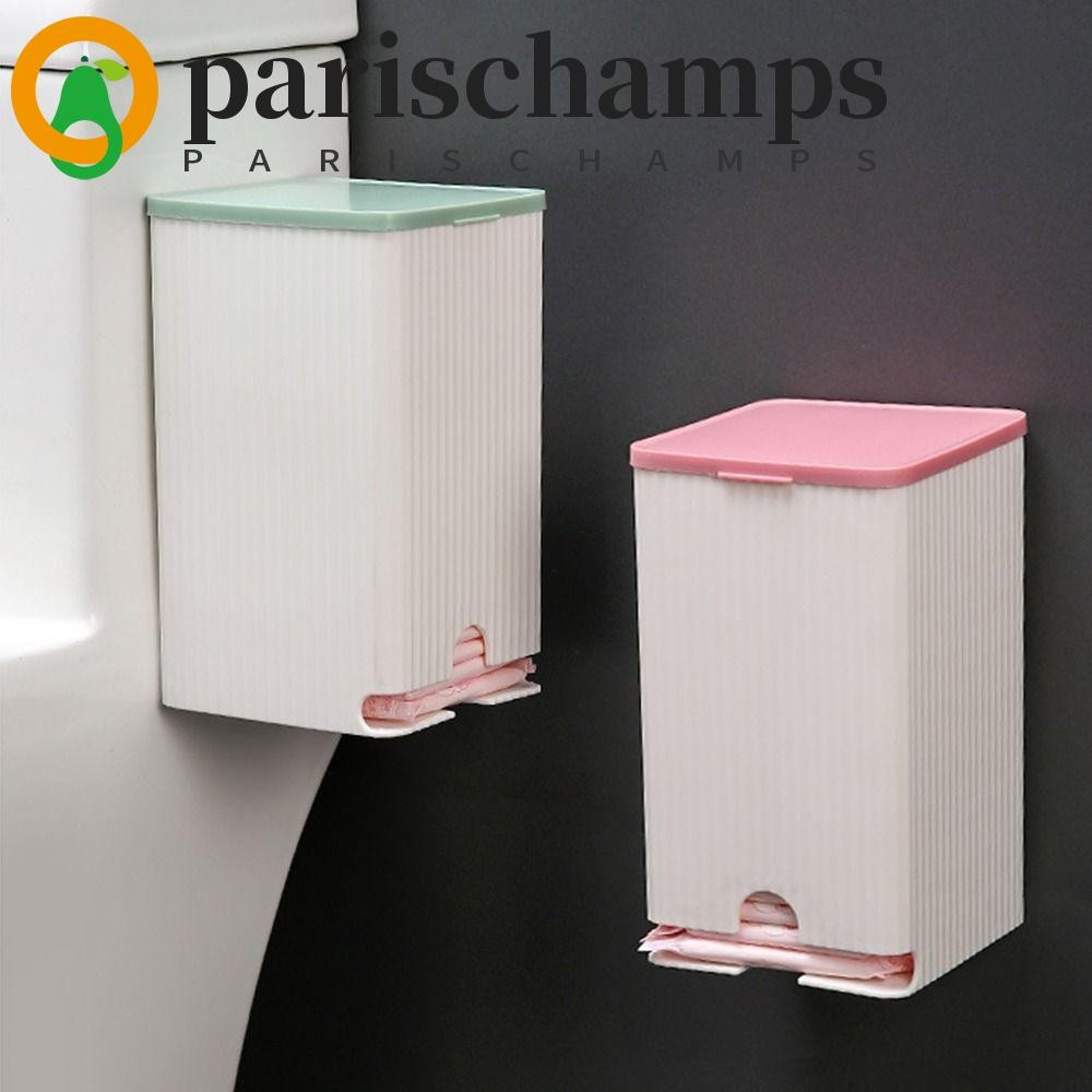 Parischamps ที่เก็บผ้าอนามัย, กล่องเก็บผลิตภัณฑ์สําหรับผู้หญิงกันน้ําแบบติดผนัง, ตู้ผ้าอนามัยกันฝุ่นความจุขนาดใหญ่ข้นในห้องน้ํา