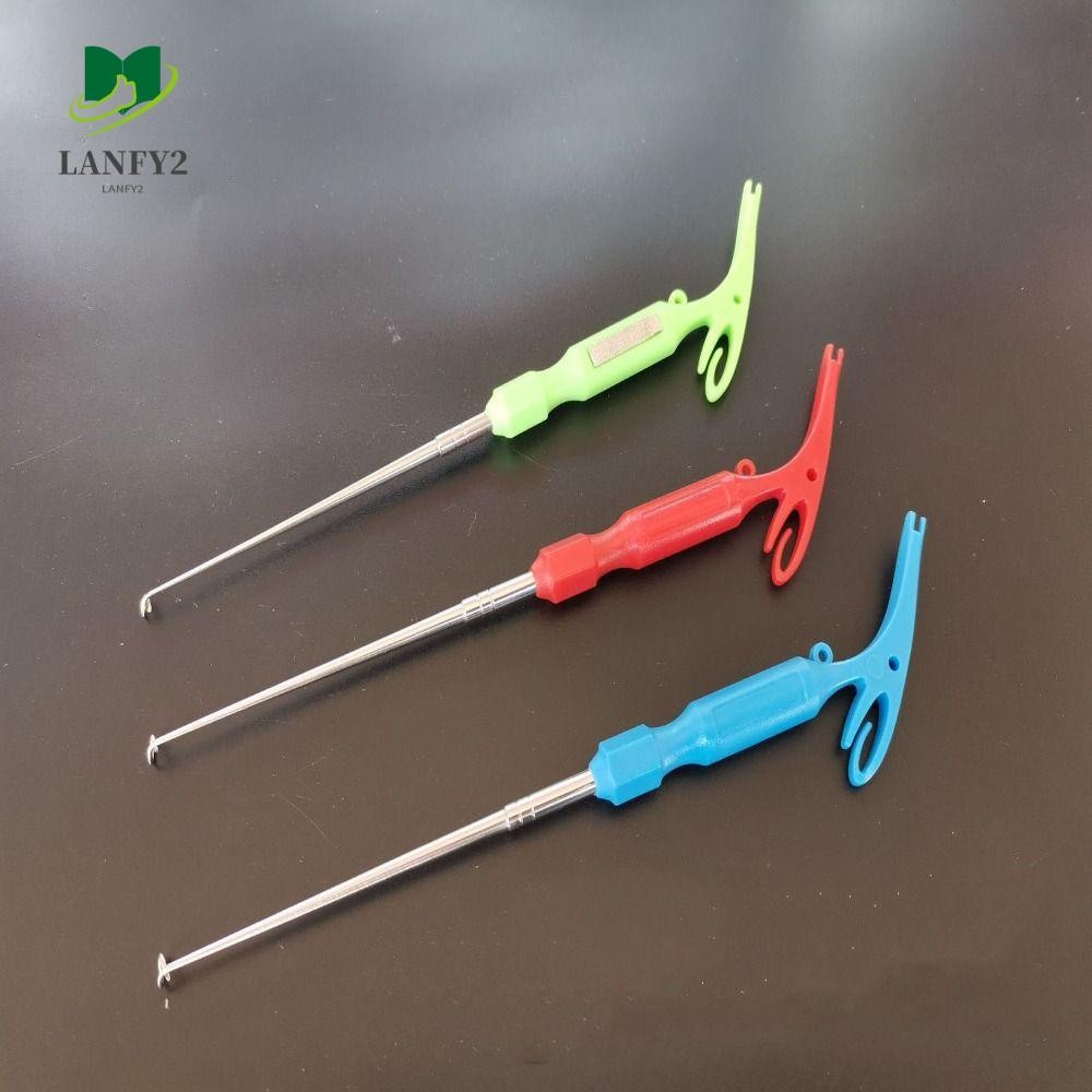 Alanfy Fishihing Hook Remover ปลาคาร์พตกปลาเครื่องมือแบบพกพา Quick Knot Tying Remover Quick Knot Loop Knot Tyer เครื่องมือตกปลา Knotter Fly เล็บ Knot Tying เครื่องมือ