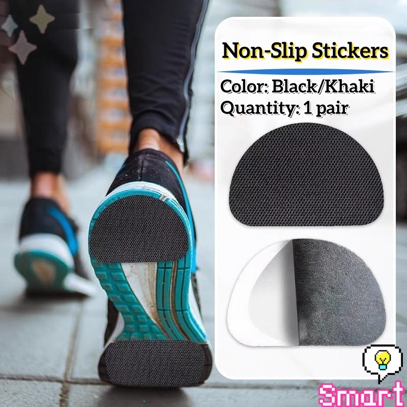 SMART【มีสินค้าในสต๊อก】 แผ่นกันลื่น ตัวป้องกันพื้นรองเท้า กาวในตัว แผ่นติดพื้นรองเท้า กันพื้นสึก Sole Sticker