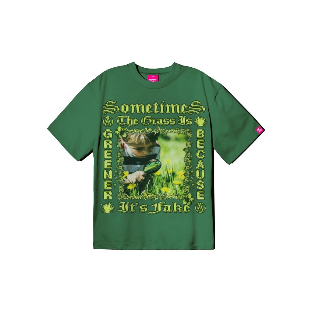 AGAINST LAB GREENER TEE (สีเขียว)