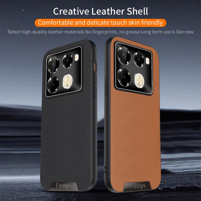 เคส Infinix Note 40 Pro 4g X6851 note40pro+ 5g X6851B note40proplus กล้องโลหะป้องกันการตกเคสโทรศัพท์