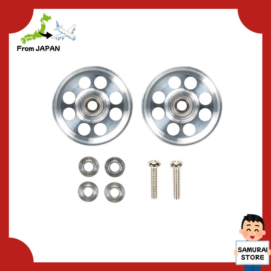 【From JAPAN】 TAMIYA Mini 4WD Special Edition HG Light Weight 17mm All Aluminum Bearing Roller 95563