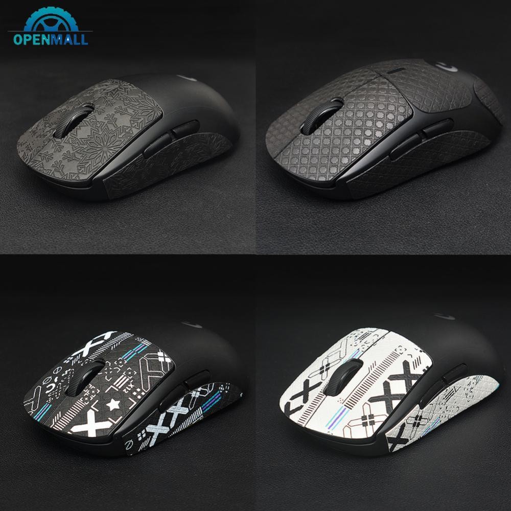 OPENMALL Mouse Grip Tape Skate DIY สติกเกอร์ทําด้วยมือลื่น Lizard Skin ดูดเหงื่อสําหรับ Logitech GPW 1 2 ไร้สายไม่มีเมาส์ A1G5