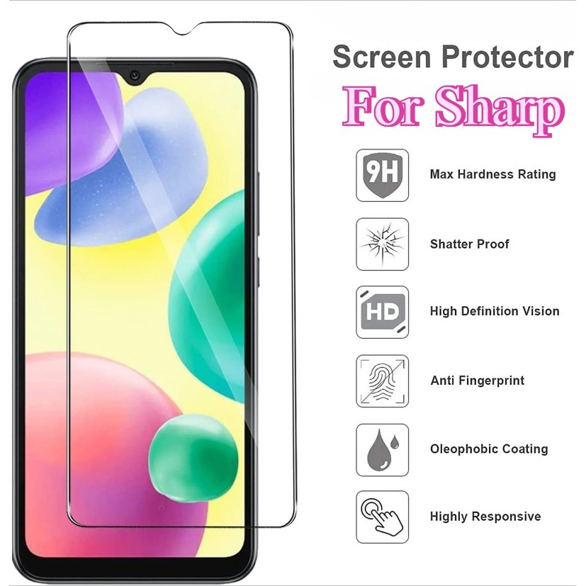 สําหรับSharp Aquos zero6 wish4 V7 V6 sense 9 8 7 4 Plus 1-3PCS 9H HDป้องกันฟิล์มกระจกนิรภัยสําหรับSh