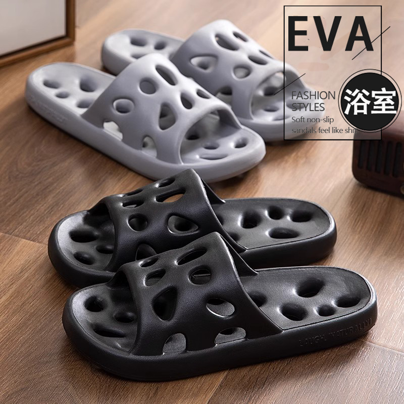 icy.sport รองเท้าแตะใส่ในห้องน้ำคู่ อาบน้ำ กันลื่น มีรูระบาย พื้นนิ่ม หลายไซส์ หลากสี X120 - รูปที่ 4