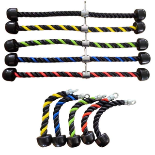 ส่งจากไทย！เชือกบริหารกล้ามเนื้อ อุปกรณ์ออกกำลังกาย Tricep Rope เพิ่มกำลังแขน 【จัดส่งภายใน 24h】