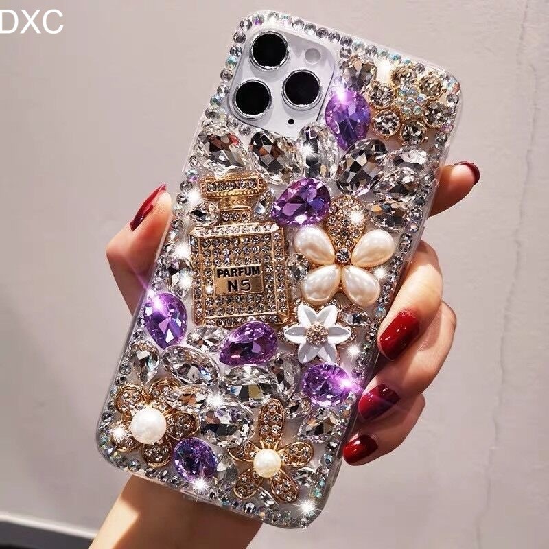 เคสโทรศัพท์สําหรับ OPPO Reno 14F 14 13F 13 12 12F 11F 11 10 8T 7Z 8Z 6Z 8 7 6 Pro Plus 4G 5G Vogue Luxury Rhinestones นุ่มกันกระแทกปกหลัง