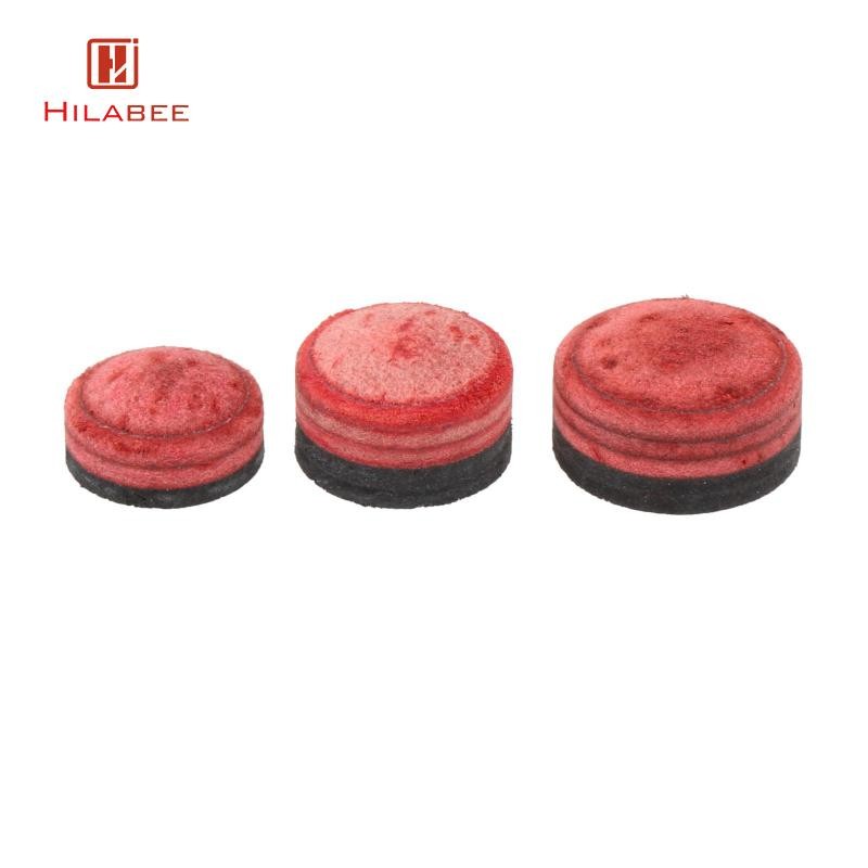 HILABEE Pool Cue Tip บิลเลียดคิวเคล็ดลับ Break Jump Tip Snooker Pool Cue Tip สําหรับในร่ม