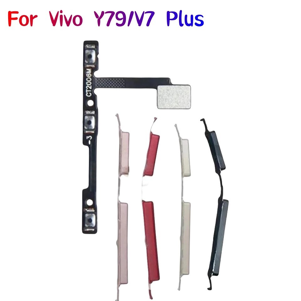 สําหรับ Vivo Y79 / V7 Plus Power Button Flex Cable On Off Volume Side Button Flex
