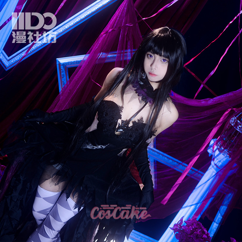 Puella Magi Madoka Magica Akemi Homura Cosplay demon dress