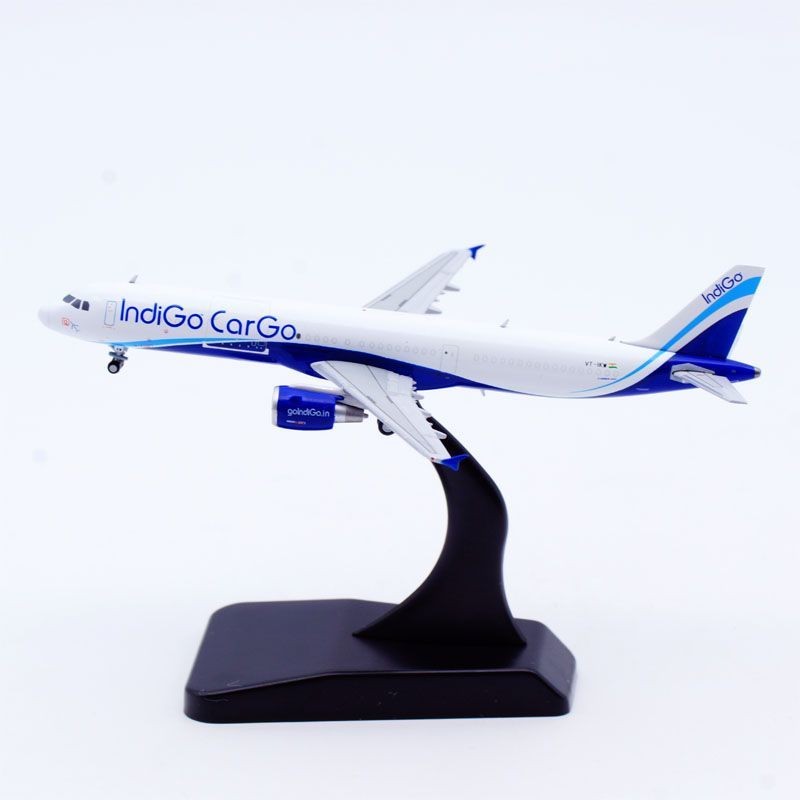 Jc Wings 1: 400 Indian Indigo Cargo Airbus A321 VT-IKW โมเดลเครื่องบินโลหะผสม