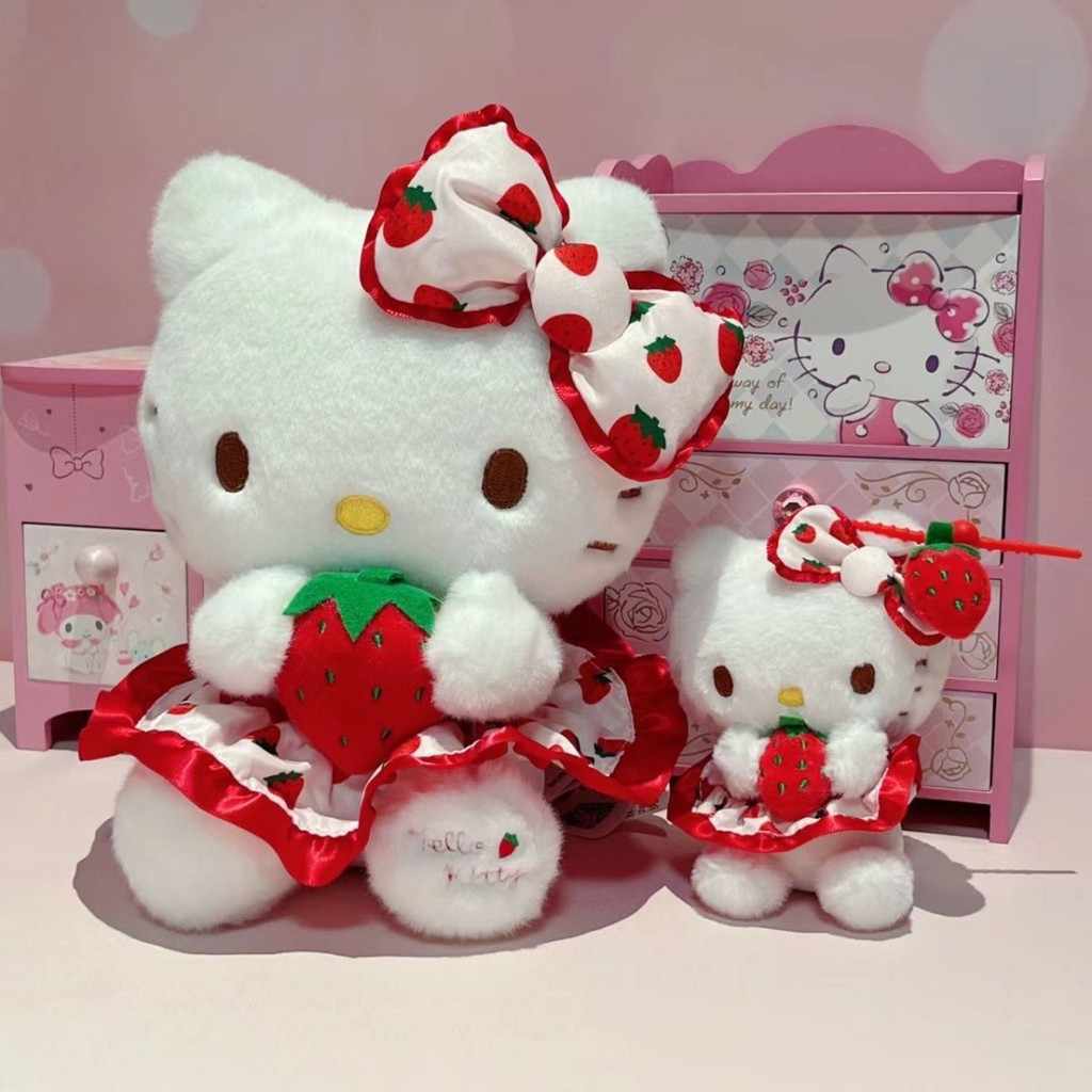 [คลังสินค้าพร้อม] Heiiokitt Doll Hello Kitty Super Soft Cute Plush Toy Doll Pillow ins Ragdoll Free Soft Girl