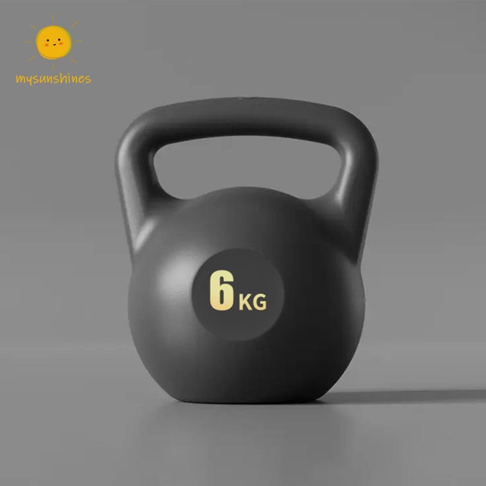 ☀Ms 4/6KG เคตเทิลเบลเติมน้ํา Soft Kettlebell Anti Slip Grip Kettlebell น้ําหนักดัมเบลน้ําหนักมือสําห