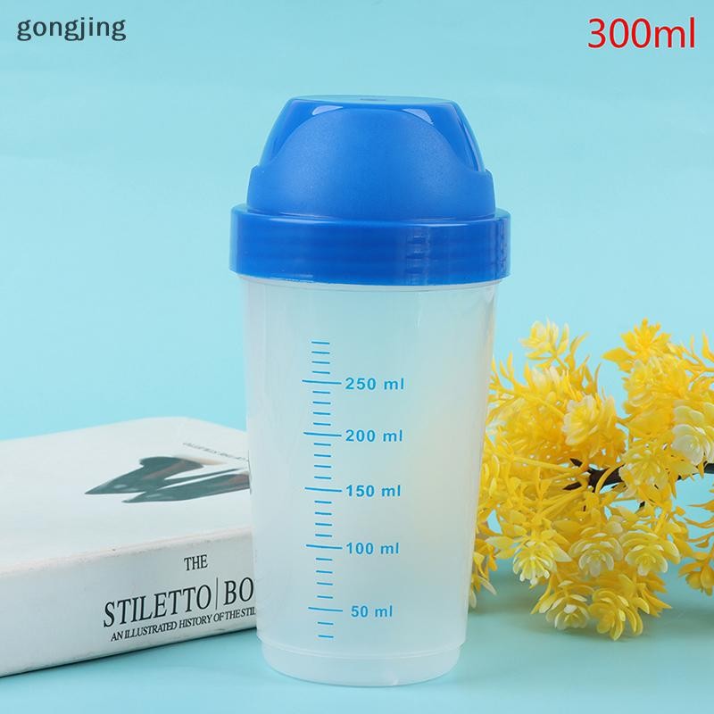 Gong 300ml Shaker Bottle Creative Milkshake ขวดผสมโปรตีน Shake Cup th