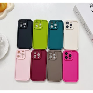 เคส For Redmi 12 13C 10A 12C A1 9T 9 10C 9A 9C NFC Note 9 12 11s 10 11 8 Pro Max POCO M6 Pro สีลูกกวาดซิลิโคนนุ่ม เคส