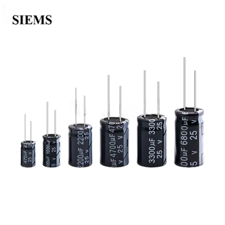 Electrolytic Capacitor 10V 16V 25V 35V 50V 10UF 220UF 100UF 470UF 1000UF 2200UF อลูมิเนียม Electrolytic Capacitor ใหม่